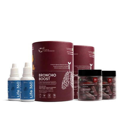Assorted health supplement products including bottles and containers on a white background